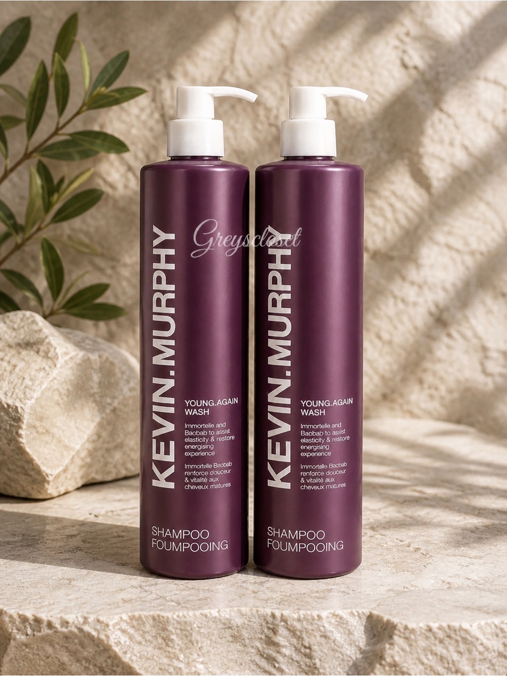 KEVIN.MURPHY Young.Again Wash Shampoo | Set of 2 | Luxury Salon Formula